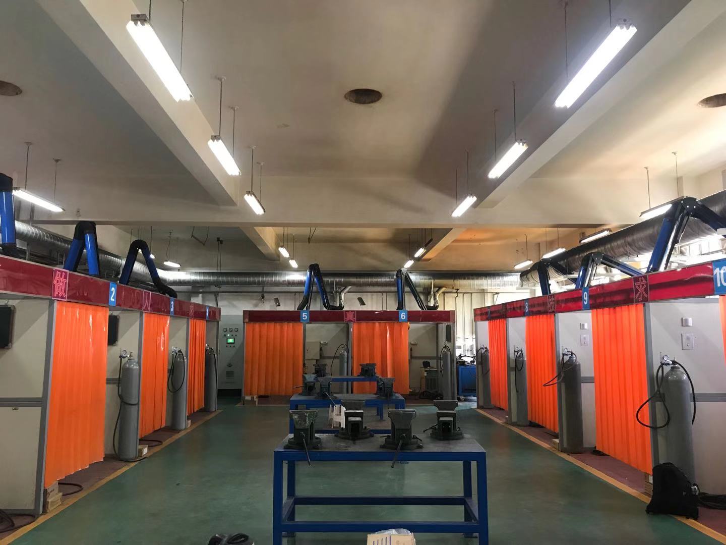 焊接培訓學校（xiào）焊煙集中除塵案例(圖1)